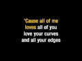 John Legend "All Of Me" Karaoke