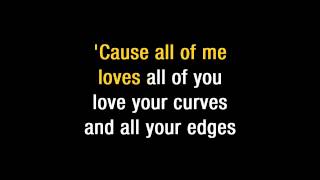 John Legend   "All Of Me" Karaoke