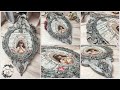 Shabby Chic Decoupage Wall Decor with Transfer Me by Dress My Craft