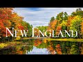 New England 4K Amazing Autumn Film - Calming Piano Music - Natural Landscape