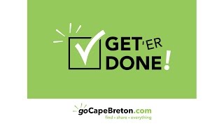 GET 'ER DONE Cape Breton - DESIGNING OUR FUTURE Session