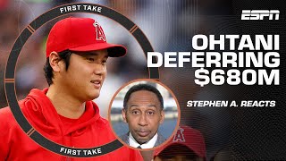 What Stephen A. doesn't like about Shohei Ohtani's deferring $680M of his Dodger