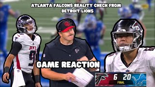 Game Reaction | Atlanta Falcons REALITY CHECK from Detroit Lions