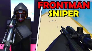 JOGUEI DE SNIPER FRONTMAN LÍDER e TESTEI A INVENCIBILIDADE no SQUID GAME no Roblox