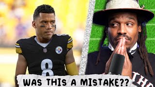 Cam Newton's reaction to Russell Wilson being transferred to the Steelers