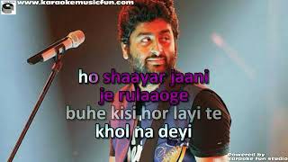 Pachtaoge Arijit Singh Video Karaoke With Lyrics