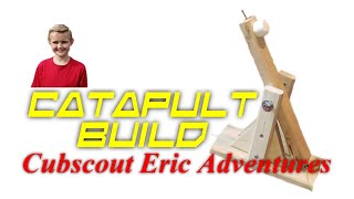 Simple Catapult plans and instructions (Kid friendly) - Cubscout Eric Adventures