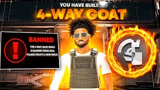 NEW "4-WAY GOAT" BUILD IS THE BEST BUILD ON NBA 2K23!  *NEW* BEST GAME BREAKING BUILD IN NBA 2K23!