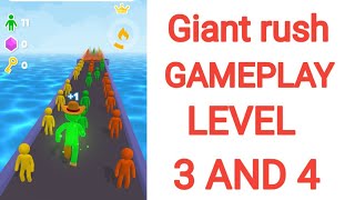 giant rush gameplay level 3and4