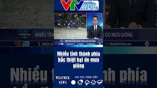 Nhiều tỉnh thành phía bắc thiệt hại do mưa giông | VTVWDB