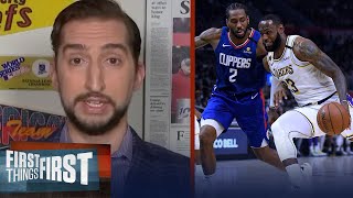 There's no reason Clippers should be playoff favorites VS Lakers — Nick Wright | FIRST THINGS FIRST