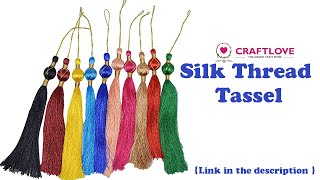 Silk Thread Tassel for Decoration, Saree Border, Latkan, Curtain ,Crafts | Craftlove