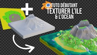 Comment utiliser le Texture Paint ? Tuto Blender 3D | Ile Tropicale #5