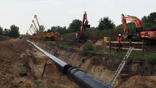 Timelapse werken gasleiding Desteldonk - Opwijk