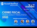 Webinar Cierre Fiscal Finanicero 2020