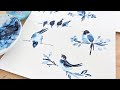 Watercolor Birds for Beginners - a Step by Step Tutorial