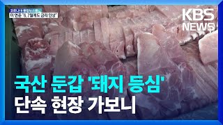 돼지 등심값도 ‘껑충’…‘550만 인분’ 국산 둔갑 / KBS  2022.05.26.