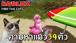 ตามหาแมวที่หายไป 34 ตัว | Roblox Find the Cats