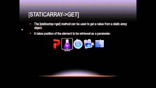 Lasso Programming: [staticarray→get]