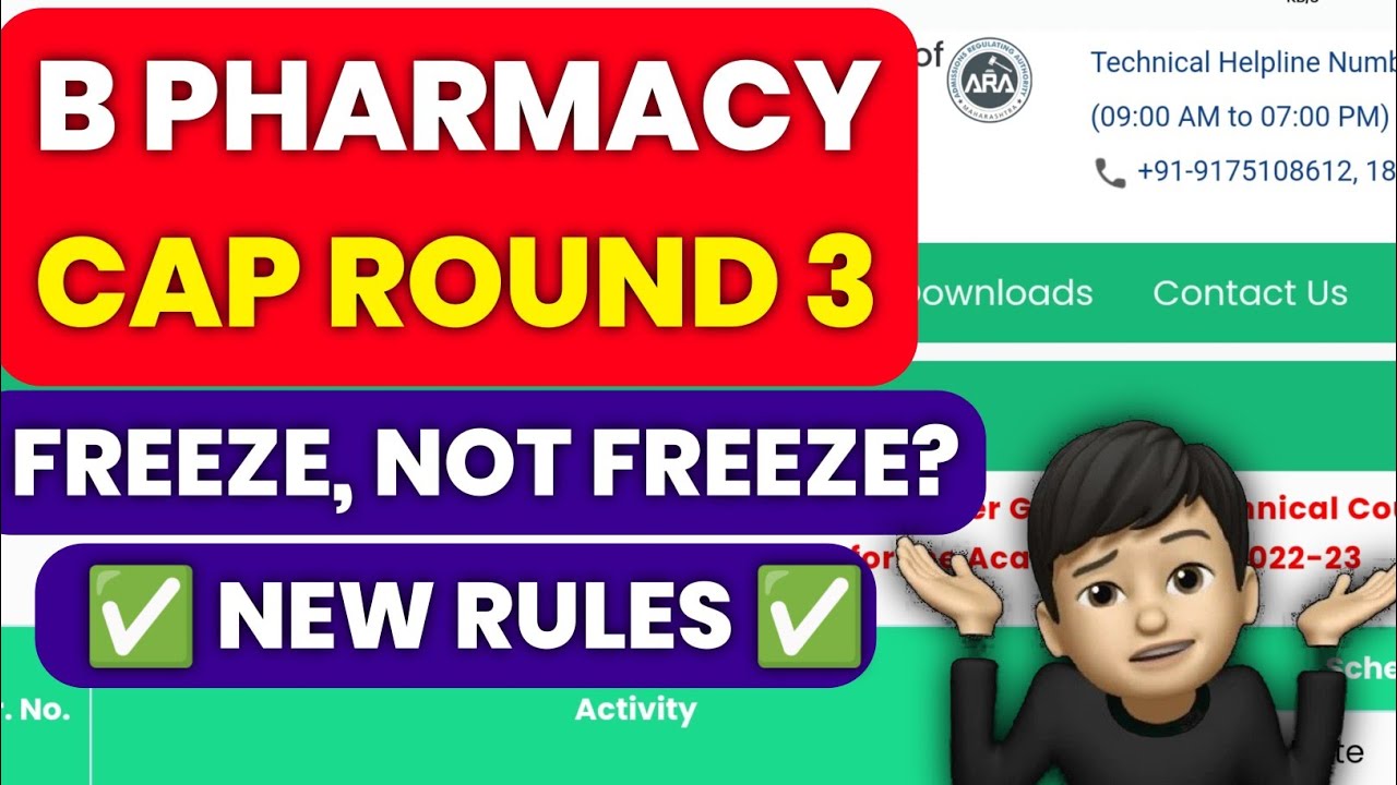 B PHARMACY CAP ROUND 2 FREEZE , BETTERMENT?? NEW RULES 🔥 - YouTube