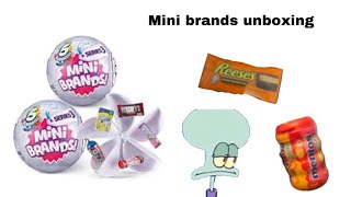 Mini brands unboxing