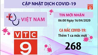 CẬP NHẬT COVID-19: VIỆT NAM CÓ 268 BỆNH NHÂN MẮC COVID-19 I VTC9