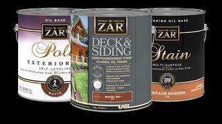 ZAR® Deck \u0026 Siding Semi-Transparent Stain