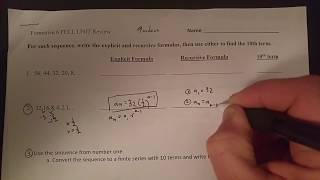 Write an explicit and recursive formula and find the 10th term (geometric) #2