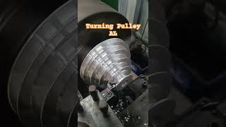 SRI Workspace (เอสอาร์ไอ เวิร์คสเปซ) | กลึงพู่เล่ย์ อะลูมิเนียม Turning Pulley Aluminium Alloys