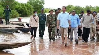 អាជ្ញាធរកំពុងតែជម្លៀសប្រជាពលរដ្ឋ ទៅកាន់ទីទួលសុវត្ថិភាព ក្រោយជំនន់ទឹកភ្លៀងខេត្តព្រះវិហារ។