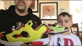 LIVE! Review Of The 2019 Reebok Pump Fury Fire Cracker Red On Feet As Well As The Kids  Pump Versa