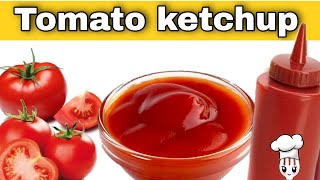 बाजार जैसा लाल और गाढ़ा Tomato sauce recipe 🍅🍅 | Homemade Tomato ketchup recipe | chef fork