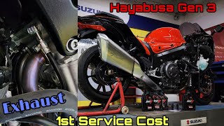 Shocked😳 1st Service cost! Suzuki Hayabusa Gen 3! High on Maintainance #suzuki #hayabusa #superbike