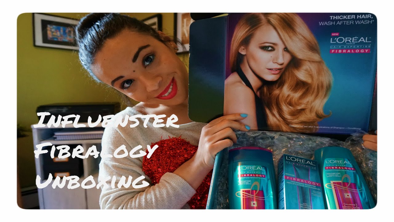 How I Get Free Stuff|Influenster L'Oreal Fibralogy Voxbox Unboxing ...