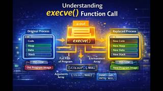 execve() Explained Visually | How Linux Actually Runs Your Programs | Fork, Shell & strace Demo