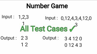 Number Game |Remove Elements From Given Index Number|Coding Solution|CCBP| Nxtwave| Python Problems