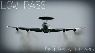 LOW PASS | NATO - Boeing E-3A Sentry / AWACS at Geilenkirchen Air Base