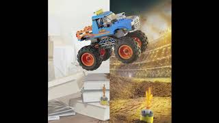 LEGO 60180 City Vehicles Monster Truck Toy Construction Set - Smyths Toys