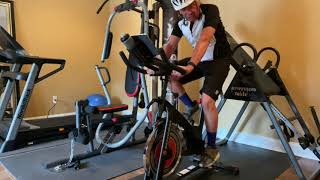 15 Minute Indoor Spin Bike Work Out !  Zoom Class.   Plus Tips to Bikers !  Peloton Echelon Clone