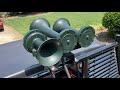 Real Train Horn on Truck Setup