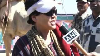 Women cadre of BSF set out on month-long Camel Safari