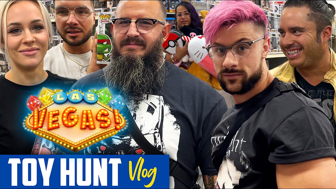 Aew Super Toy Hunt Vlog Las Vegas Youtube