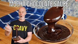 Easy Homemade Mocha Chocolate Sauce Recipe | Coffee Dessert Sauce | Coffee \u0026 Chocolate Syrup