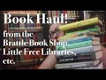 Book Haul! Brattle Book Shop, Little Free Libraries, etc.