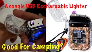 GEAR N REVIEW Aneagle USB Rechargeable Lighter With Flashlight.  Will It Replace My Butane Lighter?