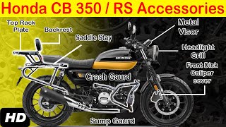 Honda CB 350 Accessories | Honda RS 350 Accessories | Honda Hness Accessories | Sans Motoshop