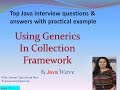 Using Generics In Collection | Core java interview question
