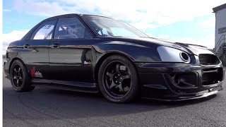 750bhp 2.35L Subaru Impreza - 1/4 Mile 10.23 @ 140mph