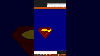 #5 super man 🐢python turtle drawing