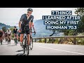 7 things I learned after doing my first Ironman 70.3